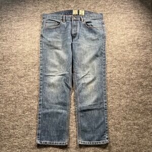 Red Head Brand Co Mens Straight Leg Denim Jeans Blue 36x30 5390